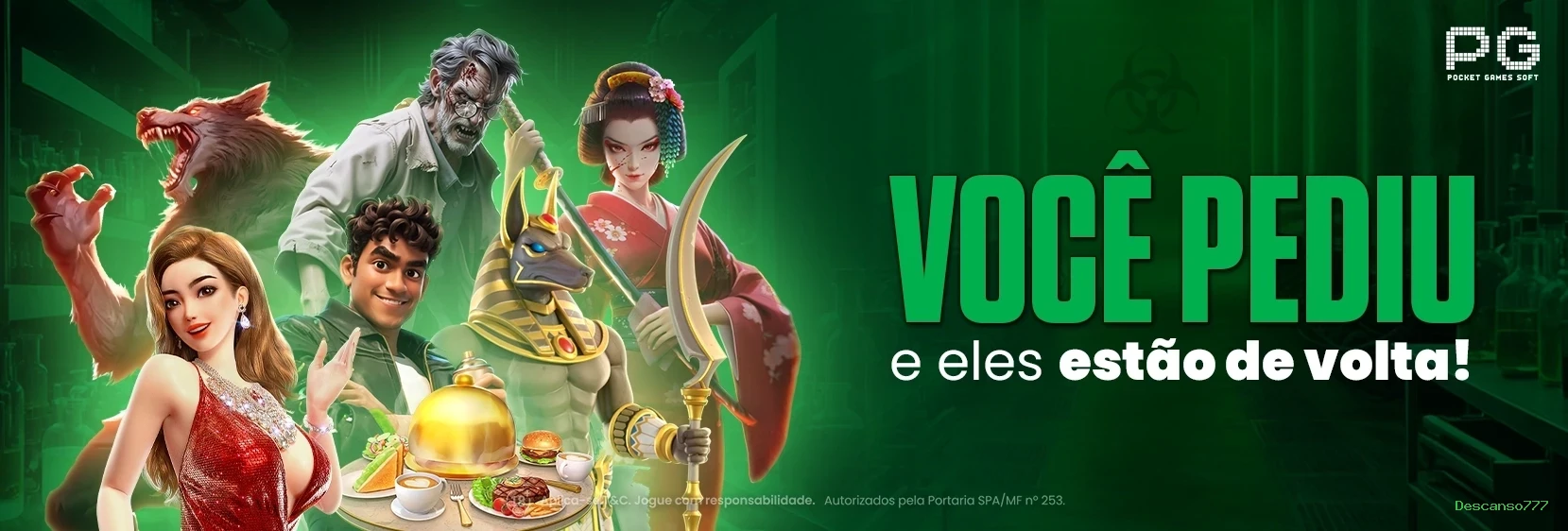 Jogos com dublagem PT-BR no Descanso777 — imersão total